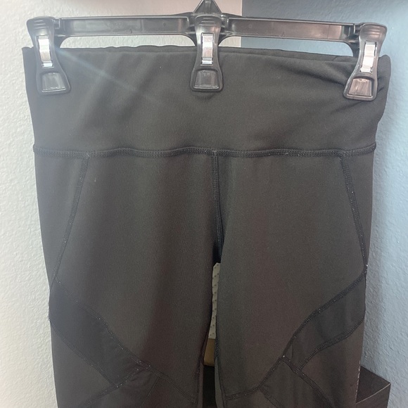 Rag Black See Through Design Leggings - Picture 2 of 8